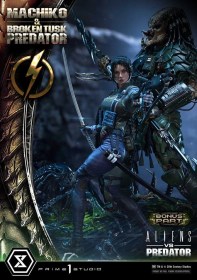 Machiko & Broken Tusk Predator DX Bonus Version Aliens vs. Predator (Comic) 1/4 Statue by Prime 1 Studio