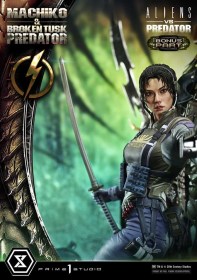 Machiko & Broken Tusk Predator DX Bonus Version Aliens vs. Predator (Comic) 1/4 Statue by Prime 1 Studio