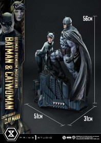 Batman & Catwoman (Clay Mann) Bonus Version DC Comics 1/4 Statue by Prime 1 Studio