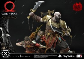 Kratos and Atreus in the Valkyrie (Deluxe Version) God of War Premium Masterline Series 1/4 Statue by Prime 1 Studio