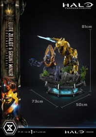 Elite Zealot & Grunt Minor Covenant Assault Halo Campaign Evolved 1/4 Statue by Prime 1 Studio