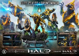 Elite Zealot & Grunt Minor Covenant Assault Bonus Version Halo Campaign Evolved 1/4 Statue by Prime 1 Studio