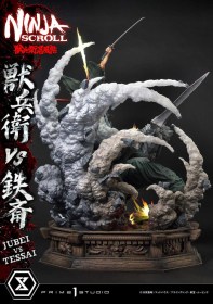 Jubei Versus Tessai Deluxe Version Ninja Scroll Ultimate Premium Masterline Series 1/4 Statue by Prime 1 Studio