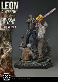 Leon S. Kennedy vs. Chainsaw Villager Resident Evil 4 Statue 1/4 by Prime 1 Studio