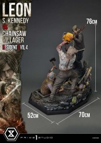 Leon S. Kennedy vs. Chainsaw Villager Resident Evil 4 Statue 1/4 by Prime 1 Studio