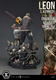 Leon S. Kennedy vs. Chainsaw Villager Resident Evil 4 Statue 1/4 by Prime 1 Studio