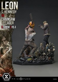 Leon S. Kennedy vs. Chainsaw Villager Resident Evil 4 Statue 1/4 by Prime 1 Studio