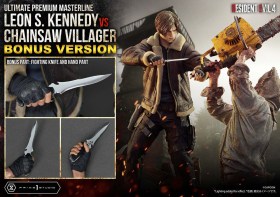 Leon S. Kennedy vs. Chainsaw Villager Bonus Ver. Resident Evil 4 Statue 1/4 by Prime 1 Studio