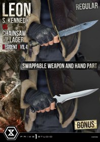 Leon S. Kennedy vs. Chainsaw Villager Bonus Ver. Resident Evil 4 Statue 1/4 by Prime 1 Studio