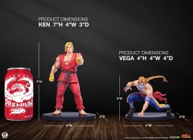 Ken & Vega Set Street Fighter Street Jam 1/10 Statue by PCS