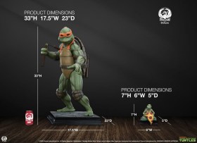 Michelangelo Deluxe Edition Teenage Mutant Ninja Turtles 1/2 Statue by PCS