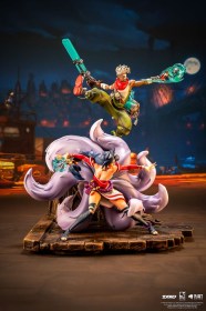 2XKO Ekko & Ahri Diorama League of Legends 1/10 Statue by Pure Arts