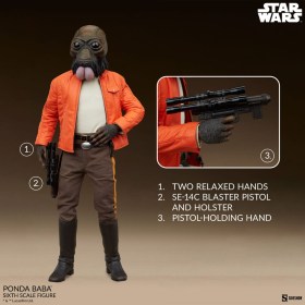 Ponda Baba Star Wars Scum & Villainy 1/6 Action Figure by Sideshow Collectibles