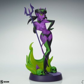 Devil Girl (Purple and Green Variant) Original Artist Series Statue by Sideshow Collectibles