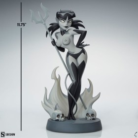 Devil Girl (Black and White Variant) Original Artist Series Statue by Sideshow Collectibles