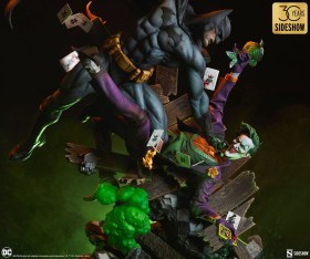 Batman vs The Joker Eternal Enemies DC Comics Premium Format Statue by Sideshow Collectibles