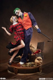 The Joker and Harley Quinn Lawless Love DC Comics Mythos 1/5 Statue by Sideshow Collectibles