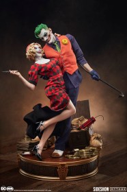 The Joker and Harley Quinn Lawless Love DC Comics Mythos 1/5 Statue by Sideshow Collectibles