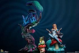 Lady Cheshire Cat (Deluxe Edition) Fairytale Fantasies Collection Statue by Sideshow Collectibles