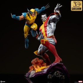Colossus and Wolverine Fastball Special Marvel Premium Format by Sideshow Collectibles