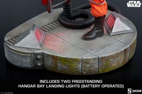 Luke Skywalker & X-Wing Red Five, Standing Star Wars Premium Format Statue by Sideshow Collectibles