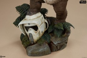 Wicket Star Wars Episode VI Return of the Jedi Premium Format Statue by Sideshow Collectibles