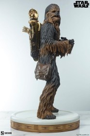 Chewbacca and C-3PO Star Wars Premium Format Figure by Sideshow Collectibles