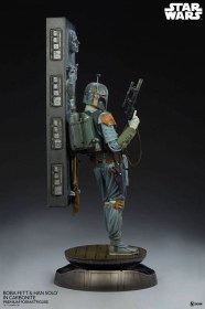 Boba Fett and Han Solo in Carbonite Star Wars Premium Format Statue by Sideshow Collectibles