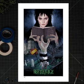 Beetlejuice Art Print Beetlejuice, Beetlejuice, Beetlejuice! unframed by Sideshow Collectibles