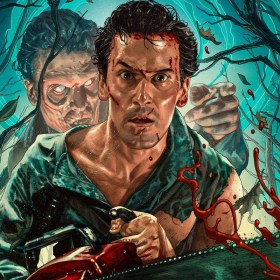 Ash Williams Evil Dead 2 Dead by Dawn Art Print unframed by Sideshow Collectibles