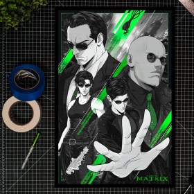 Free Your Mind The Matrix Art Print unframed by Sideshow Collectibles