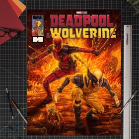 Deadpool & Wolverine Marvel Art Print unframed by Sideshow Collectibles