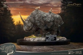 Rhino (Black) Elasmotherium Statue by Star Ace Toys