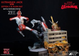 Ultraman Jack vs Zetton II & Alien Bat Battle scene Return of Ultraman Diorama 1/8 Statue by Star Ace Toys