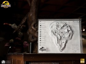 Topographic Map Isla Nublar Jurassic Park by ECC