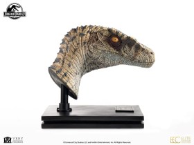 Female Velociraptor White Queen Jurassic Park III Bust by ECC
