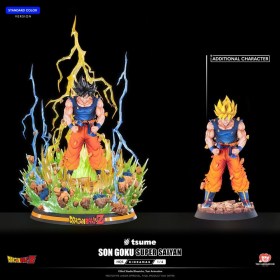 Son Goku Super Saiyan Dragon Ball Z HQS Dioramax 1/4 Figure by Tsume