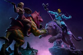 Skeletor & Panthor Classic Deluxe Masters of the Universe 1/6 Statue by Tweeterhead