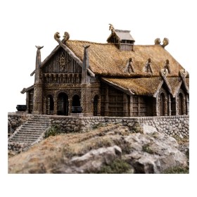 The Golden Hall of Edoras Lord of the Rings Statue by Weta Workshop