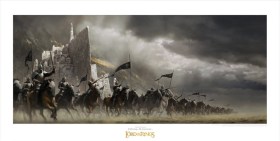 Faramir's Charge (Nick Keller) Lord of the Rings Art Print by Weta