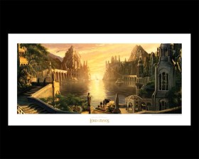 The Grey Havens (Ben Wootten) Lord of the Rings Art Print by Weta