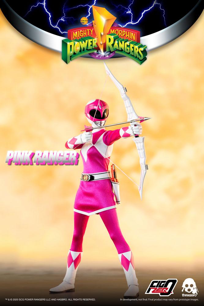 Power Rangers Pink Ranger Mighty Morphin Power Rangers Figzero Action Figure By Threezero