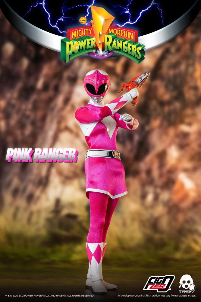 Power Rangers Pink Ranger Mighty Morphin Power Rangers Figzero Action Figure By Threezero