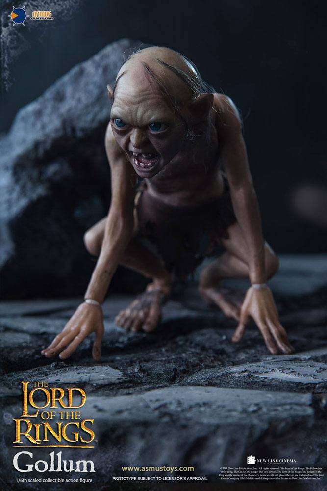 The Lord Of The Rings: Gollum Lord of the Rings 1/6 Action Figure by Asmus  Collectible Toys