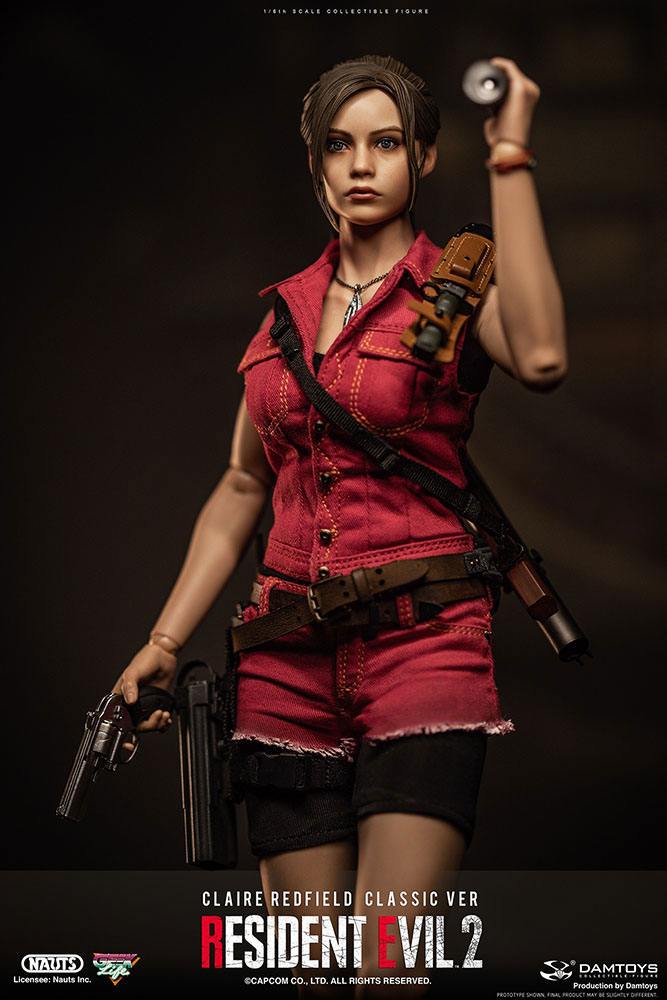 Damtoys Claire Redfield Classic Version Resident Evil Action Figure By Damtoys