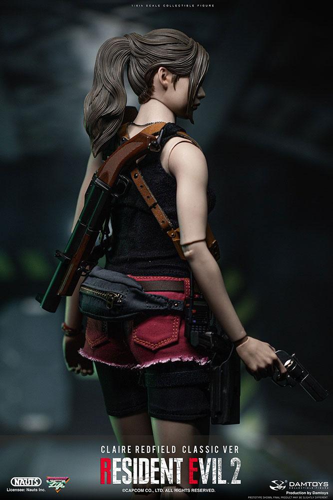 1/6 Scale Zombie Hunting Claire Redfield Head Sculpt Resident Evil Series Model 