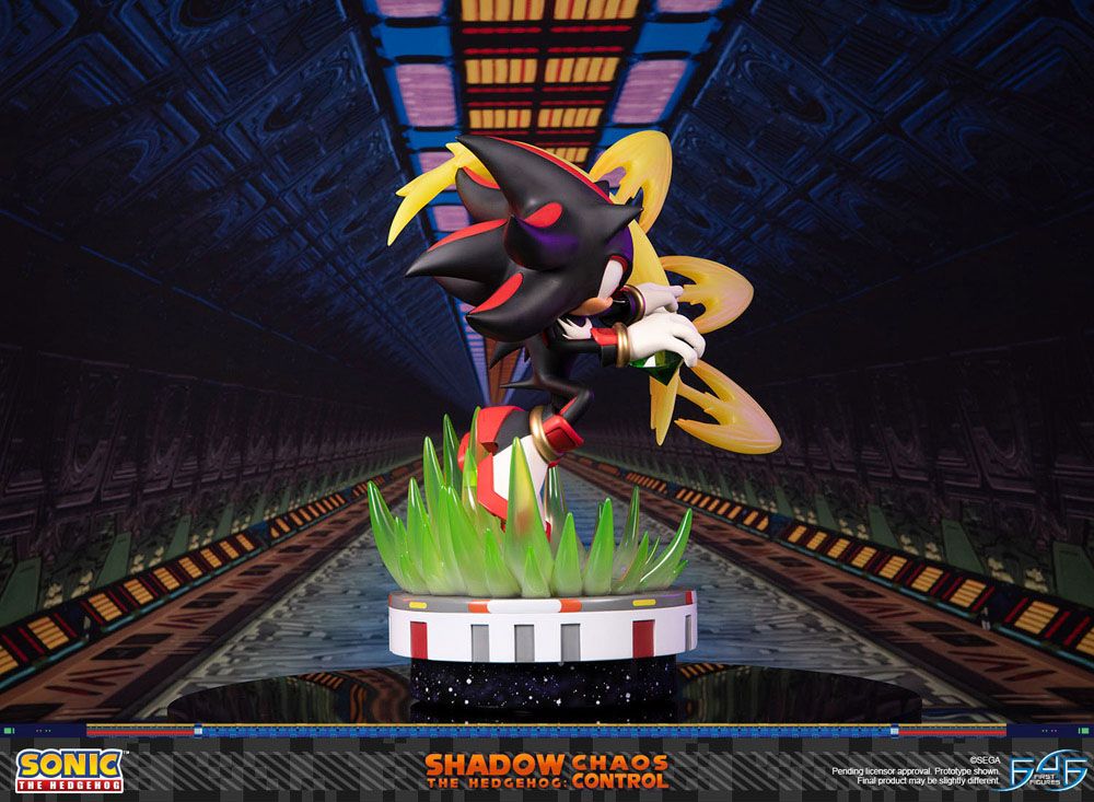  Sonic - super shadow - statuette 50cm