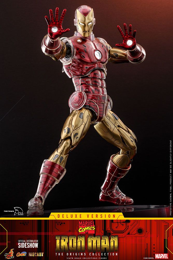 1/6 Sixth Scale Figure: Iron Man Deluxe Version Marvel The Origins