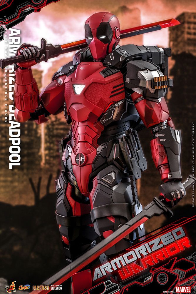 1/6 Sixth Scale Figure: Armorized Deadpool Marvel Comic