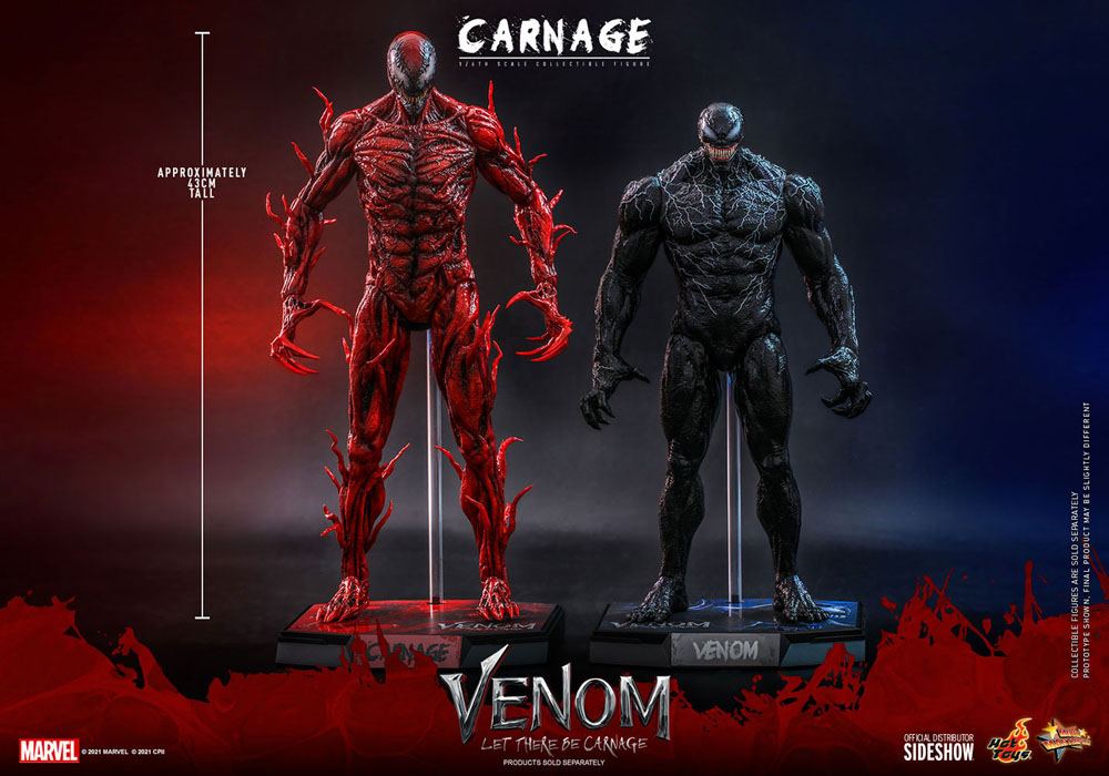 Figurine PVC Hot Toys Venom: Let There Be Carnage Movie Masterpiece Series  1/6 Carnage Deluxe